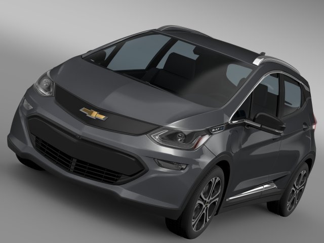 chevrolet bolt ev 2017 3D Model .c4d .max .obj .3ds .fbx .stl .blend 