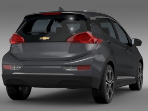 chevrolet bolt ev 2017 3D Model