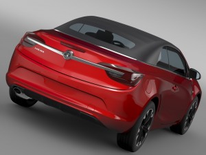 vauxhall cascada 2016 3D 模型