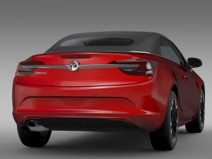 vauxhall cascada 2016 3D 模型