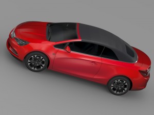vauxhall cascada 2016 3D 模型
