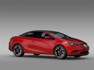 vauxhall cascada 2016 3D 模型