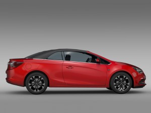 vauxhall cascada 2016 3D 模型