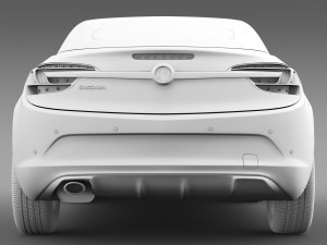 vauxhall cascada 2016 3D 模型