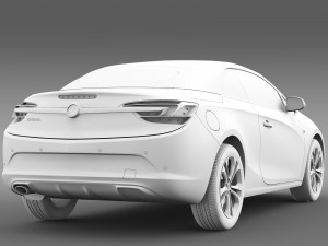 vauxhall cascada 2016 3D 模型