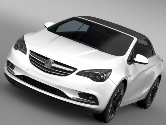 vauxhall cascada turbo 2016 3D Модель .c4d .max .obj .3ds .fbx .stl .blend 