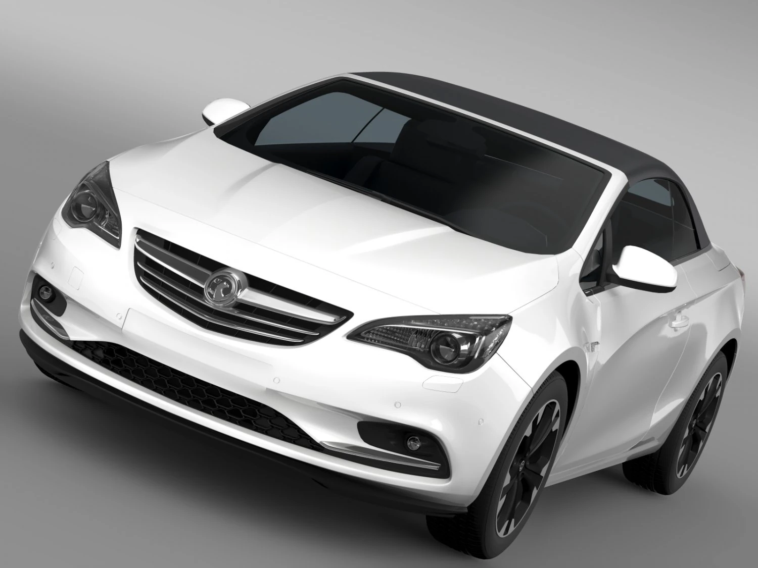 vauxhall cascada turbo 2016 3D Model .c4d .max .obj .3ds .fbx .stl .blend