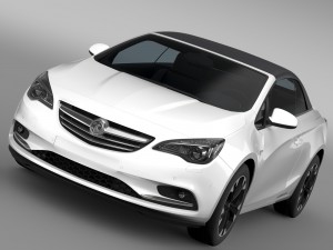 vauxhall cascada turbo 2016 3D Model