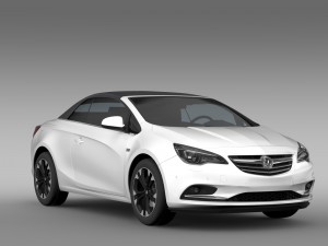 vauxhall cascada turbo 2016 3D Модель