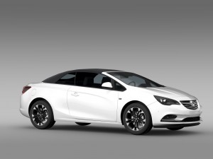 vauxhall cascada turbo 2016 3D Модель