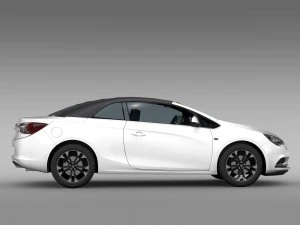vauxhall cascada turbo 2016 3D Model