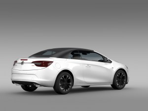vauxhall cascada turbo 2016 3D Модель