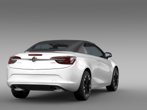vauxhall cascada turbo 2016 3D Модель