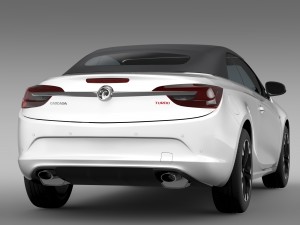 vauxhall cascada turbo 2016 3D Модель