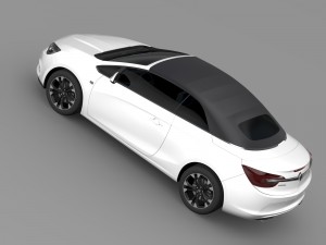 vauxhall cascada turbo 2016 3D Модель