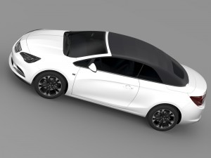 vauxhall cascada turbo 2016 3D Модель