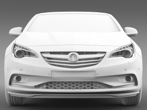 vauxhall cascada turbo 2016 3D Модель