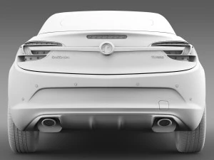 vauxhall cascada turbo 2016 3D Model