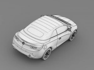 vauxhall cascada turbo 2016 3D Model