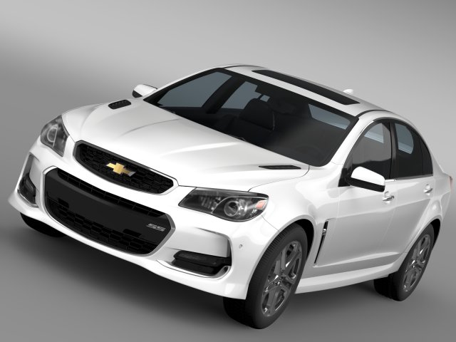 chevrolet ss 2016 3Dモデル .c4d .max .obj .3ds .fbx .stl .blend 