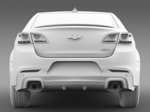 chevrolet ss 2016 3Dモデル