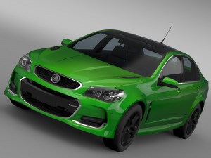 holden commodore ss v redline vf series ii 2016 Model 3D