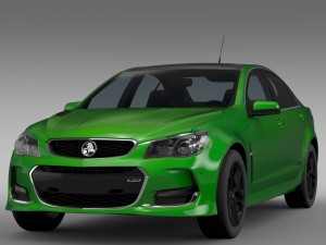 holden commodore ss v redline vf series ii 2016 Model 3D