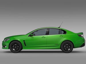 holden commodore ss v redline vf series ii 2016 Model 3D