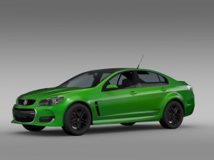 holden commodore ss v redline vf series ii 2016 Model 3D
