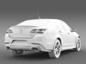 holden commodore ss v redline vf series ii 2016 3D Model