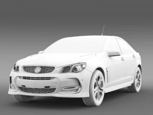 holden commodore ss v redline vf series ii 2016 3D Model