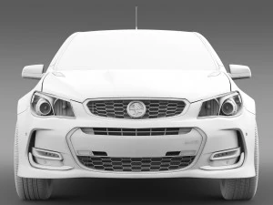 holden commodore ss v redline vf series ii 2016 3D Model
