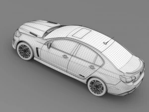 holden commodore ss v redline vf series ii 2016 3D Model