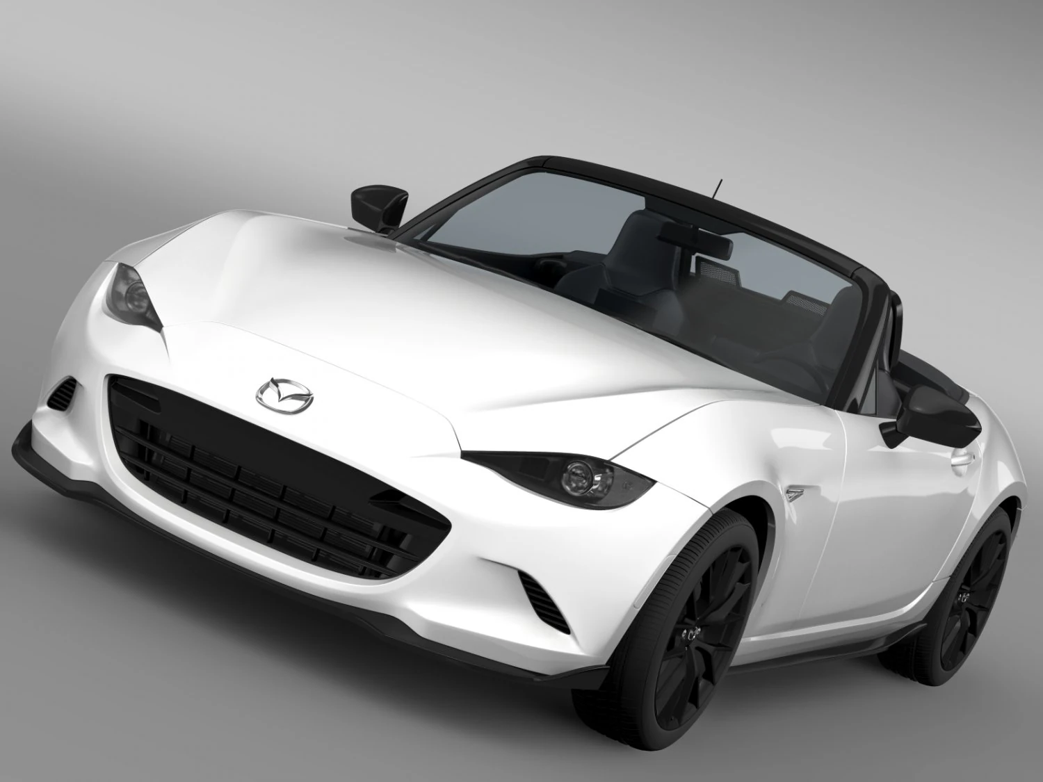mazda roadster rs 2016 3D Model .c4d .max .obj .3ds .fbx .stl .blend 