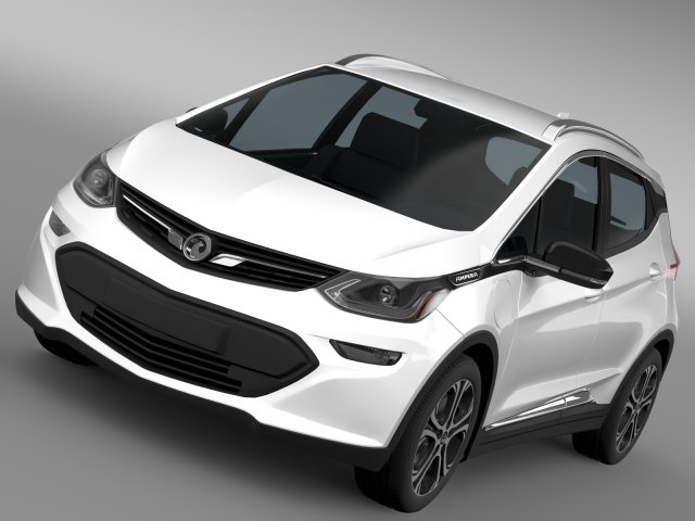 vauxhall ampera-e 2016 3D 模型 .c4d .max .obj .3ds .fbx .stl .blend 