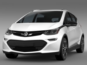 vauxhall ampera-e 2016 3D 模型