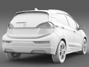 vauxhall ampera-e 2016 3D 模型