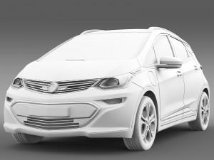 vauxhall ampera-e 2016 3D 模型