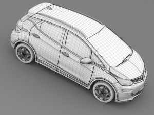 vauxhall ampera-e 2016 3D 模型