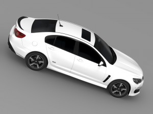 holden commodore black vf series ii 2016 3D Model