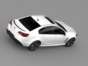 holden commodore black vf series ii 2016 3D Model