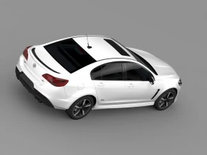 holden commodore black vf series ii 2016 3D Model