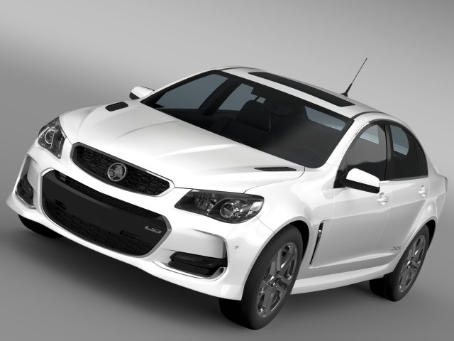 holden commodore ss v vf series ii 2016 3D 모델 .c4d .max .obj .3ds .fbx .stl .blend 