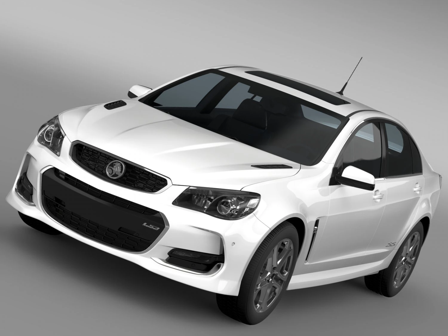 holden commodore ss v vf series ii 2016 3D Model .c4d .max .obj .3ds .fbx .stl .blend 
