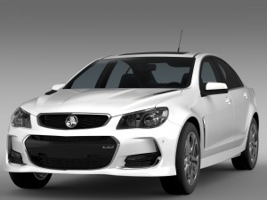 holden commodore ss v vf series ii 2016 3D 모델