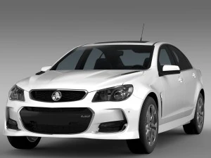 holden commodore ss v vf series ii 2016 3D Model