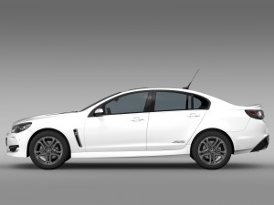 holden commodore ss v vf series ii 2016 3D 모델