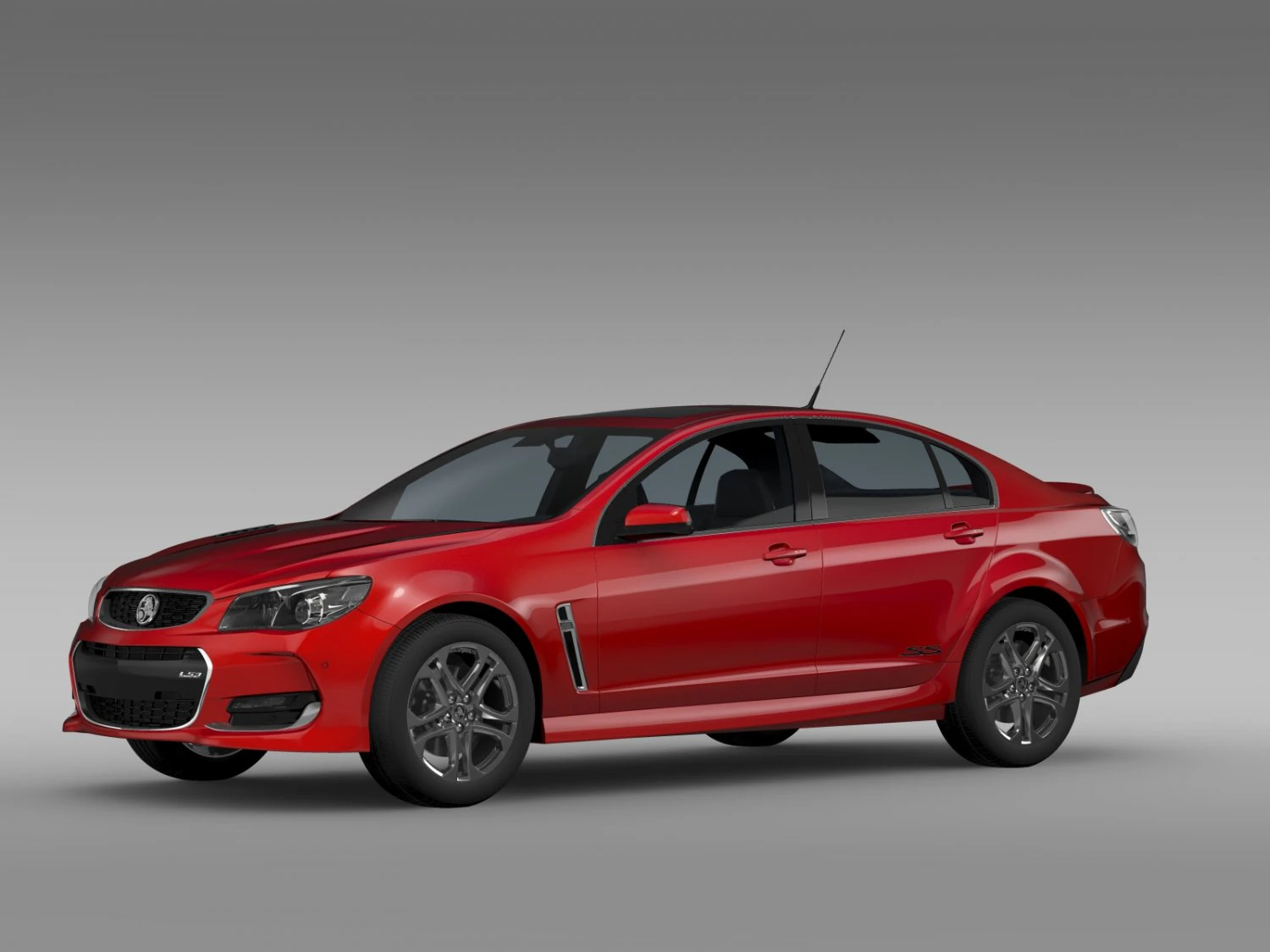 holden commodore ss vf series ii 2016 3D Model .c4d .max .obj .3ds .fbx .stl .blend 