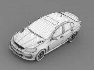 holden commodore ss vf series ii 2016 3D Model