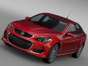 holden commodore ss vf series ii 2016 3D 模型